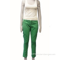 Green Woven Pants for Women